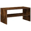 vidaXL Regál na topánky stohovateľné tmavý dub 60x30x30,5 cm