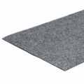 vidaXL Schodové rohože, samolepiace, 15 ks, 60x25 cm, svetlosivé, obdĺžnikové