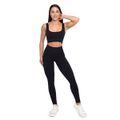 Dámske bezšvové legíny Lift Black - GymBeam, veľkosť L