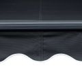 vidaXL Ručne zaťahovacia markíza s LED antracitová 600x300 cm