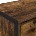 vidaXL TV skrinka 100 x 36 x 49,5 cm Dymová dub Kompozitné drevo
