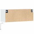 vidaXL TV nástenná skrinka s LED svetlami biela 100x31x38 cm