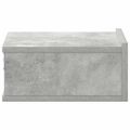vidaXL Nástenné nočné stolíky 2ks betónové 40x30x15cm kompozitné drevo