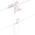 vidaXL LED hlavová doska Sivohnedá látka
