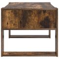 vidaXL Konferenčný stolík Dymová dub 92 x 53 x 45 cm Kompozitné drevo
