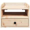 vidaXL Nočný stolík 2 ks Hnedá 38 x 36 x 29,5 cm Borovicový masív
