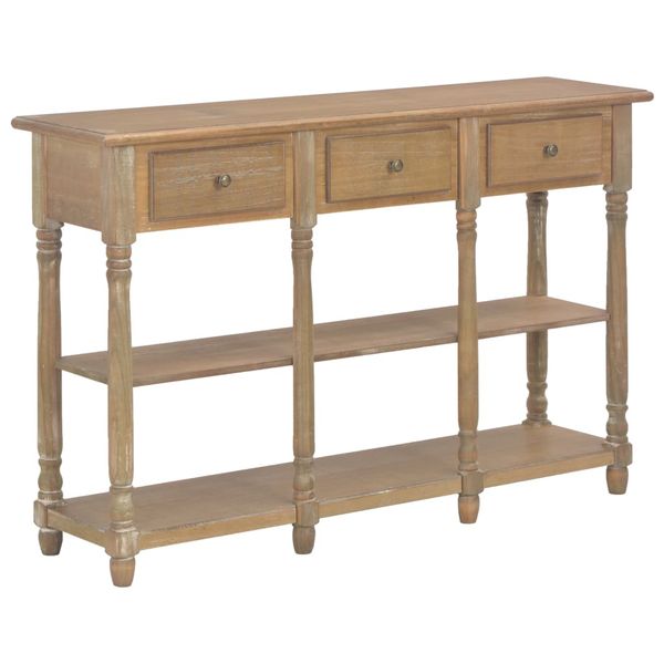 vidaXL Konzolový stolík 110x30x76 cm spracované drevo