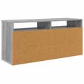 vidaXL Nízka skriňa so zásuvkou Sivý Sonoma 102 x 32 x 48,5 cm