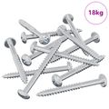 vidaXL Drevená skrutka 3273 ks Strieborná 9,8 x 53 mm Oceľ