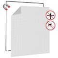 vidaXL Magnetická okenná sieťka proti hmyzu biela 120x140 cm