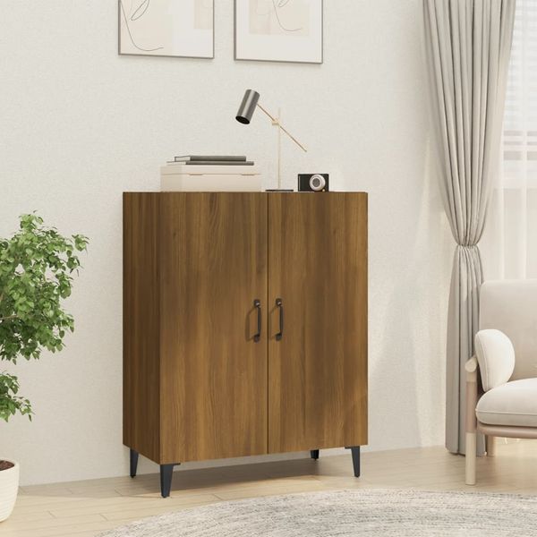 vidaXL Komoda hnedý dub 70x34x90 cm spracované drevo