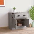 vidaXL Komoda sivá sonoma 70x35,5x67,5 cm spracované drevo