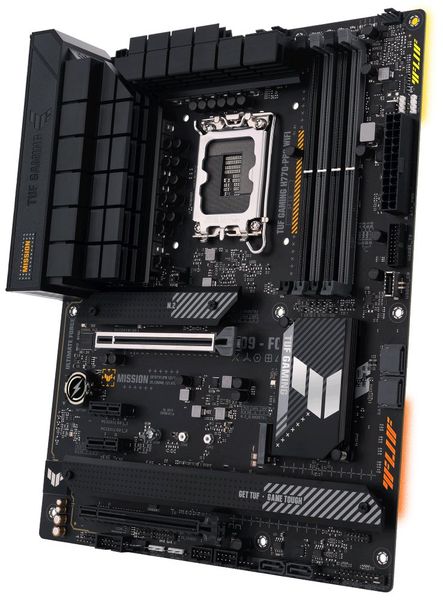 ASUS TUF GAMING H770-PRO WIFI/LGA 1700/ATX Základní deska, Intel H770, LGA1700, 4x DDR5 DIMM (max. 128GB), 4x M.2, Wi-Fi, DisplayPort, HDMI, USB typ C, ATX