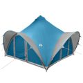 vidaXL Tipi stan so strechou Modrá Pre 6 osôb Polyester a oceľ