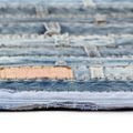 vidaXL Koberec z rifľoviny v štýle patchwork 80x150 cm, denim, modrý