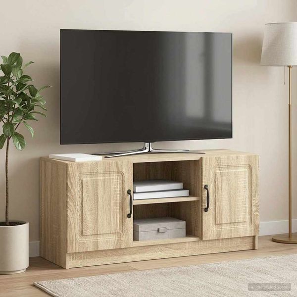 vidaXL TV skrinka Dub sonoma 102 x 34,5 x 47 cm Kompozitné drevo