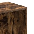 vidaXL Knižnica dymový dub 40x24x109 cm kompozitné drevo