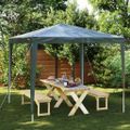 vidaXL Profesionálny párty stan 2,5x2,5 m, zelený 90 g/m²