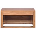 vidaXL Nástenná kúpeľňová skrinka 60x45x30 cm masívne teakové drevo