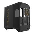 Počítačová skriňa Darkflash DY470 (čierna) + 4 ventilátory + držiak GPU
