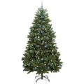 vidaXL Umelý Sklápací Vianočný Stromček Zelená 240 cm PVC a oceľ