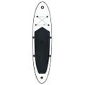 vidaXL Nafukovací Stand up paddleboard, čierno biely