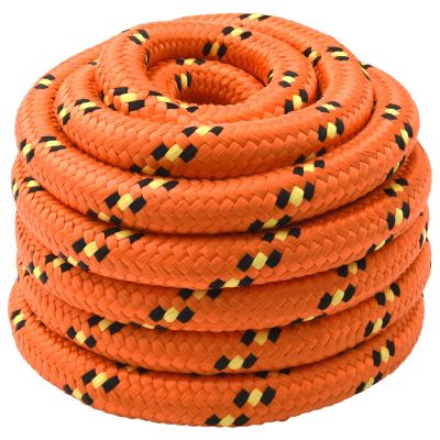 vidaXL Lano na čln 4 mm 25 m Oranžová
