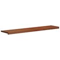 vidaXL Parapetné dosky Hnedé drevo 120 x 30 x 4,5 cm PVC