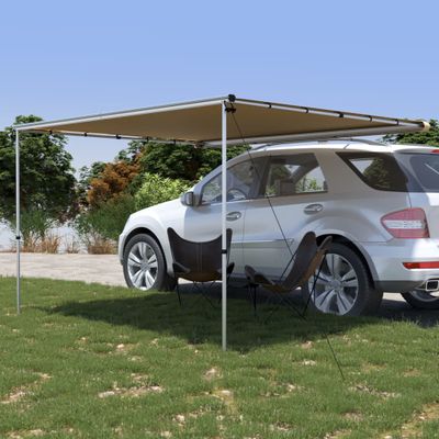 vidaXL Markíza pre obytné automobily a karavany 3x2,5x2,15 m béžová