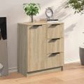 vidaXL Komoda dub sonoma 60x30x70 cm spracované drevo