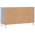 vidaXL Botník sivý dub sonoma 102x36x60 cm spracované drevo