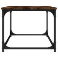 vidaXL Konferenčný stolík dymový dub 102x50x40cm sprac. drevo a železo