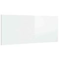 vidaXL Čelo postele lesklé biele 200x1,5x80 cm spracované drevo