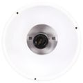 vidaXL Industriálna závesná lampa 25 W biela 19 cm okrúhla E27