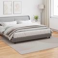 vidaXL Koberec do interiéru GALATI Krémová 240 x 240 cm Polyester