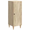 vidaXL Servírovacia skriňa Dub sonoma 33 x 34,5 x 90 cm