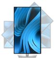 Dell P2725QE 27" IPS 16:9/3840x2160/350 cd/m2/1500:1/8ms/HDMI/DP/5xUSB/RJ45/Výškově nastavitelný/Pivot/VESA/černý+stříb LED monitor, 27", IPS, 3840×2160, 16:9, 100Hz, 5ms, 350cd/m2, 1500:1, HDMI, 2× DisplayPort, 2× USB-C, 3× USB, RJ-45, PIVOT, 3Y Ba
