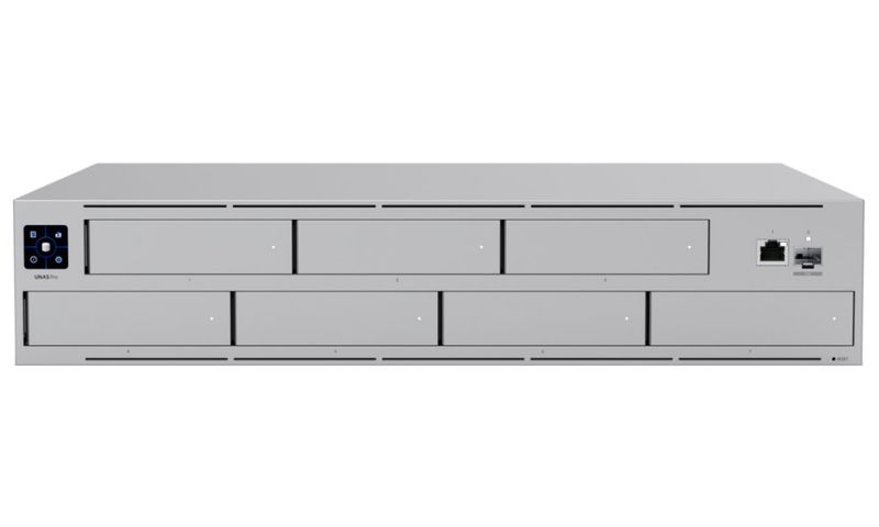 Ubiquiti UniFi UNAS Pro - NAS server, 7x 2,5/3,5" slot HDD/SSD, RAID, 1GbE, 1x SFP+