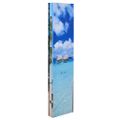 vidaXL Skladací paraván 160x170 cm potlač pláže