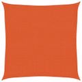 vidaXL Tieniaca plachta 160 g/m² oranžová 2x2 m HDPE