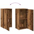 vidaXL Úložná skriňa Old Wood 50x45x103,5 cm Konštrukcia dreva