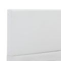 vidaXL Posteľný rám, biely, umelá koža 120x200 cm