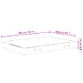 vidaXL Taštičkový pružinový matrac stredne tvrdý 160x200 cm Super King