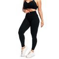 Dámske bezšvové legíny Sculpt Black - GymBeam, veľkosť L