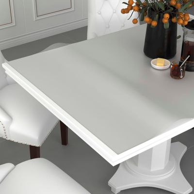 vidaXL Chránič na stôl, matný 100x90 cm, 1,6 mm, PVC