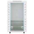 vidaXL 15U Nástenná serverová skriňa 19" IP20 sivá 60x60x100 cm