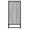 vidaXL Komoda sivá sonoma 68x35x76 cm kompozitné drevo a kov
