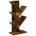 vidaXL Stromová polica 4-podlažná 30 x 18 x 60 cm Kompozitné drevo