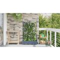 vidaXL Záhradný kvetináč 2 ks Svetlosivá 80 x 40 x 125,5 cm PP