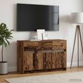 vidaXL TV skrinka 91 x 34 x 61 cm Staré drevo Kompozitné drevo